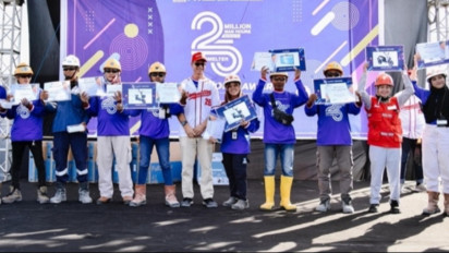 Capai 25 Juta Jam Kerja Selamat Proyek Pembangunan Smelter, Freeport Indonesia Beri Penghargaan ke Kontraktor