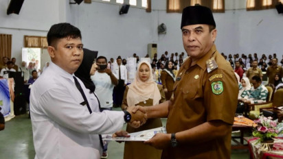 Hampir Seribu Guru di Madina Resmi Diangkat Menjadi P3K