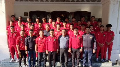 Tutup Pemusatan Latihan di Solo, Gibran Jamu Timnas U-17 Sarapan Bersama