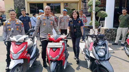 Gunakan Jaket Ojek Online (Ojol) saat mencuri, Dua Pencuri Sepeda Motor Ditangkap Satreskrim Polres Cirebon Kota
