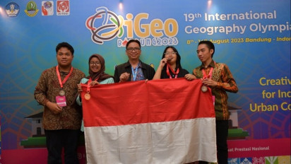 Sukses Selenggarakan  International Geography Olympiad (iGeo) 2023, Indonesia Raih Empat Medali