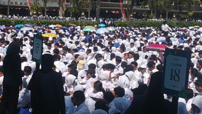 Viral, Puluhan Mahasiswa Baru Universitas Brawijaya Malang Pingsan saat Jalani Pra Ospek, Gegara Dijemur Panitia