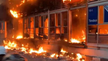 Ini Perubahan Rute  Transjakarta Setelah Halte Tendean Terbakar