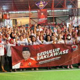 Gelorakan Semangat Demokrasi, Relawan Sedulur Saklawase Gelar Kanvasing Door-to-Door untuk Mendukung Mochamad Herviano
