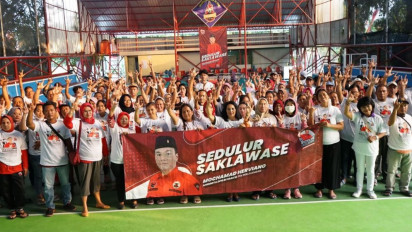 Gelorakan Semangat Demokrasi, Relawan Sedulur Saklawase Gelar Kanvasing Door-to-Door untuk Mendukung Mochamad Herviano