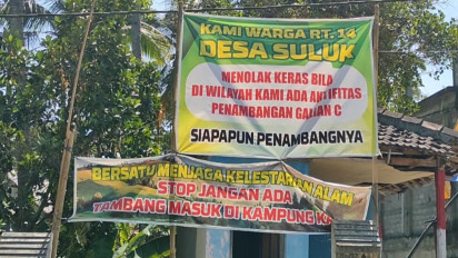 Puluhan Warga Desa Suluk Madiun Tolak Rencana Tambang Galian C, Warga : Picu Bencana Alam