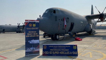 Kementerian Pertahanan Serahkan Pesawat C-130J Super Hercules ke TNI AU, Mampu Angkut hingga 20 Ton