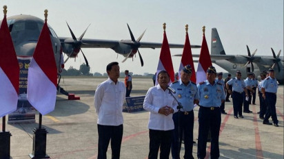 Serahkan Pesawat Super Hercules ke TNI AU, Wamenhan: Kita Ganti Alutsista Tua dengan yang Baru