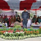 Polres Tanah Karo Hadiri Pawai Anak dalam Rangka Menyambut HUT RI ke 78