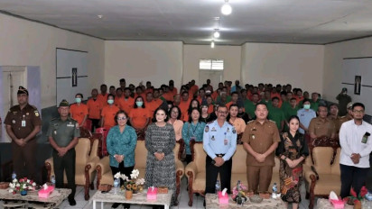 Sambut HUT RI, Pemkab Dairi Kunjungi dan Berikan Tali Asih ke Warga Binaan Kelas II B Sidikalang