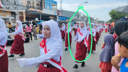 Pasca Viral, Siswi SD yang Sempat Dianulir Ikut Gerak Jalan Indah, Akhirnya Bisa Tersenyum