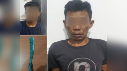 Ditegur karena Mencuri Jengkol, Bapak dan Anak Bacok Tetangga di Musi Banyuasin