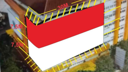 Bentangkan Bendera Merah Putih Raksasa, RSUD Syaiful Anwar Libatkan 200 Nakes untuk Pecahkan Rekor Muri