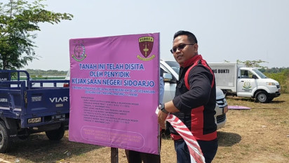 Lahan TKD Seluas 3.882 Meter Persegi Disita Kejari Sidoarjo, Ini Sebabnya