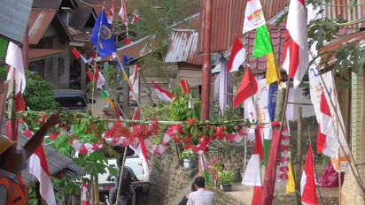 78 Tahun Merdeka, Sebuah Desa di Ibu Kota Kabupaten Madina Baru Nikmati Listrik PLN