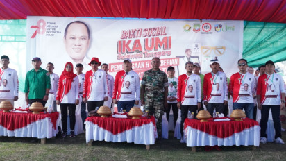 Peringati HUT ke-78 RI, IKA UMI Sultra Gelar Kegiatan Peduli dan Berbagi