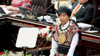 Pidato RUU APBN 2024 Jokowi: Rp422,7 Triliun untuk Infrastruktur