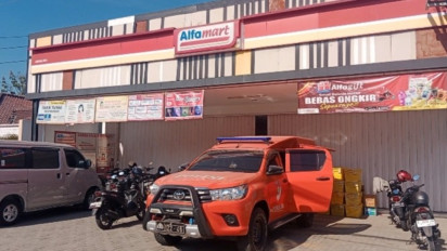 Alfamart Jiken Blora Dibobol Maling, Pencuri Masuk Lewat Atap