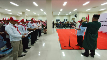 121 Mantan Anggota NII Anak Buah Dedengkot Al Zaytun Panji Gumilang Ucapkan Sumpah Kembali Setia Kepada NKRI