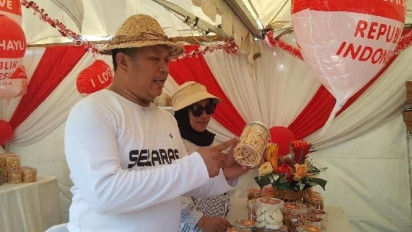 Ratusan Pelaku UMKM Meriahkan HUT RI ke-78 di Pantai Taipa Konawe Utara