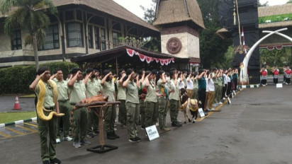 Ular, Iguana, Kambing dan Gajah Ikut Upacara HUT ke-78 Kemerdekaan 