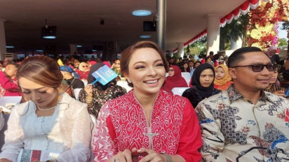 Tak Hanya Tokoh Tersohor, Model Cantik Ternama Juga Hadiri Upacara di Istana Merdeka