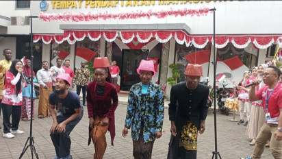 Puluhan Mahasiswa Asing di Purwokerto Ikuti Lomba HUT RI ke-78: Saya Sangat Bersemangat dan Senang