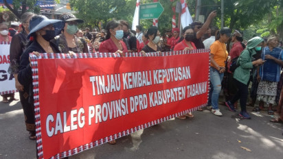 Digeruduk Ribuan Simpatisan, DPD PDIP Bali Bantah Coret Bacaleg Nyoman Mulyadi 