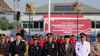 866 Narapidana Rutan Kelas I Tangerang Dapat Remisi HUT RI