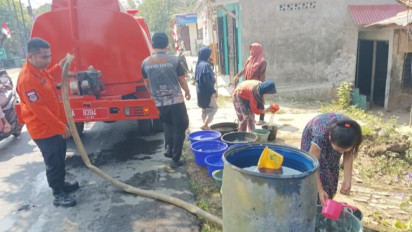 Kekeringan di Lebak Kian Meluas, Pemkab Pasok Air Bersih Warga