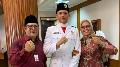 Putra Madina Sukses Kibarkan Sangsaka Merah Putih di Istana Negara