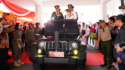 Mobil Listrik SMKN 2 Pangkep DiLuncurkan saat HUT ke-78 RI