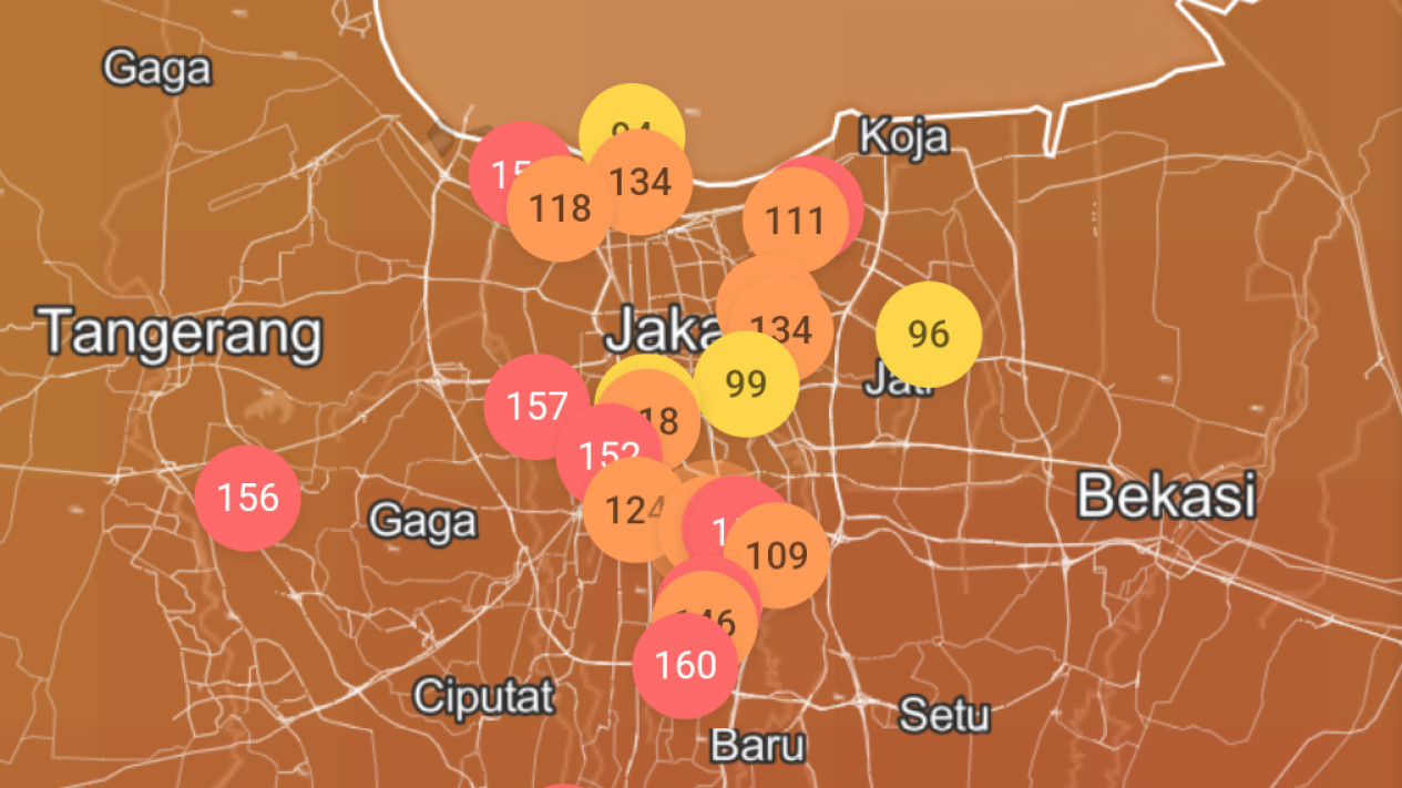 Masih Belum Terkendali, Polusi Udara di Jakarta Hari Ini Tidak Sehat
            - galeri foto