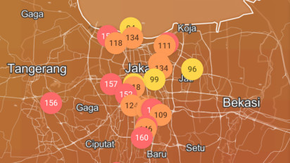 Masih Belum Terkendali, Polusi Udara di Jakarta Hari Ini Tidak Sehat