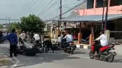 Usai Upacara HUT ke-78 RI, 2 Kubu Pelajar SMA di Karimun Terlibat Tauran
