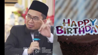 Ustaz Adi Hidayat Tegas Soal Hukum Mengucapkan Selamat Ulang Tahun, Boleh atau Tidak? Begini Dalilnya