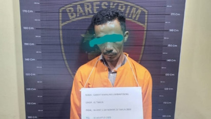 Keji! Aniaya Putri Kandung dengan Gagang Sapu hingga Patah,  Seorang Ayah di Taput Jadi TSK