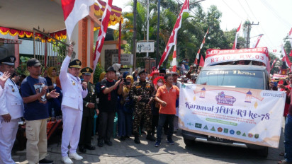 Peringati HUT ke-78 RI, Lomba Karnaval Ajarkan Kebhinekaan