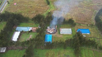 Perpustakaan SMA Negeri  1 Ilaga Terbakar Akibat Aksi KKB, Situasi Wilayah Diawasi Ketat