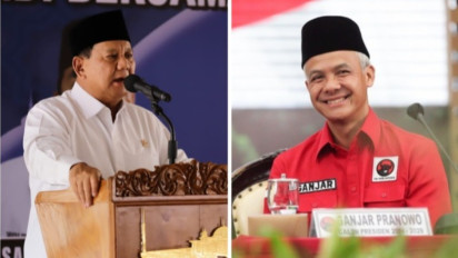 Ganjar dan Prabowo Bersaing Ketat Jadi Bakal Capres Terkuat, Anies Baswedan Konsisten di Posisi Tiga
