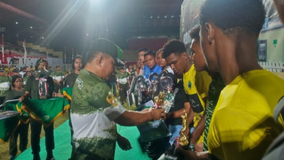 KSAD Jenderal Dudung Abdurachman Tawari Juara Sepak Bola dan Voli Papua Jadi Anggota TNI Tanpa Tes