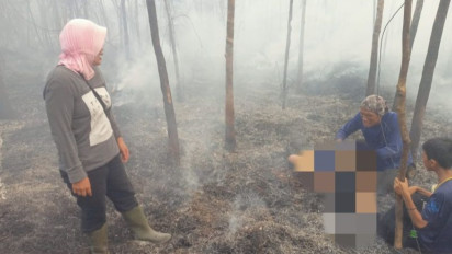Senjata Makan Tuan! Seorang Perempuan Tewas saat Membakar Lahan, Ditemukan Mengenaskan