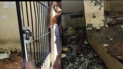 Seorang Tersangka Kasus Pemerkosaan Nekat Bakar Ruang Tahanan Polsek Gantarang Bulukumba, Apa Penyebabnya?