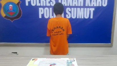 Razia Judi Togel Malam, Satu Pelaku Diamankan Satreskrim Polres Tanah Karo