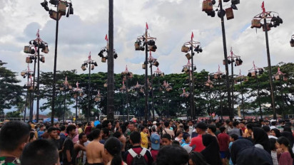 Pesta Rakyat HUT RI di Kota Padangsidimpuan, Ada Panjat 78 Pohon Pinang