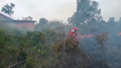 2 Titik Api Baru Muncul di Ibul Besar 1 Pemulutan, Pemukiman Warga Terancam