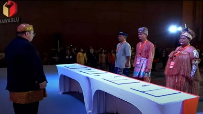 Bawaslu RI Resmi Melantik 1.912 Anggota Terpilih dari 514 Kabupaten/Kota Untuk Masa Jabatan 2023-2028