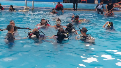 Pertama di Sumsel, Indonesian Journalist Diving Sajikan Pelatihan Bagi Wartawan