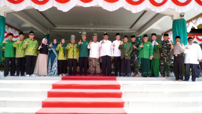 Istighosah Kubro dan Pelantikan 23 MWC Nahdlatul Ulama Kecamatan di Kabupaten Langkat