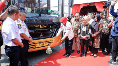 Resmikan Trans Jatim Koridor II, Gubernur Khofifah: Transportasi Publik Aman, Terjangkau Masyarakat Aglomerasi Surabaya